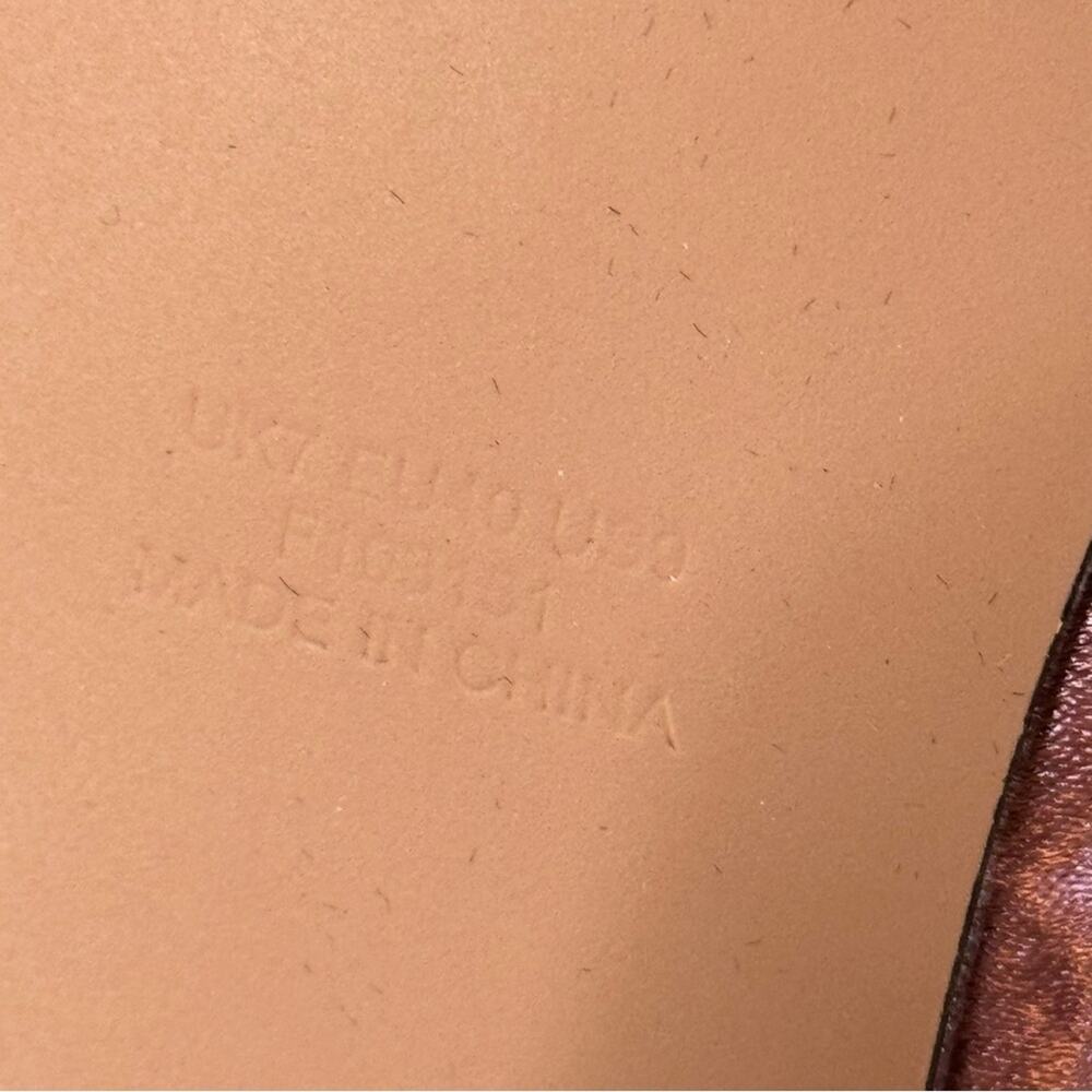 Asos Design Norbiton Square Toe Wide Chunky Heels Twist Mules Sandal Pink US 9 - Picture 3 of 8